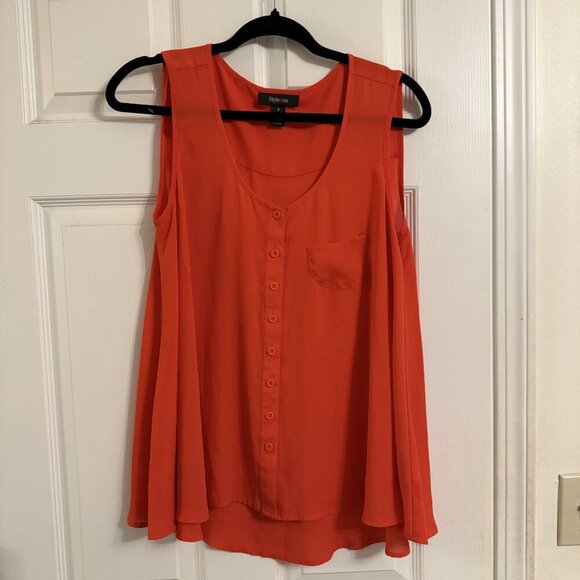 Style & Co Red Tank Top – Size Medium, EUC, Soft Knit Casual Basic - Picture 1 of 4